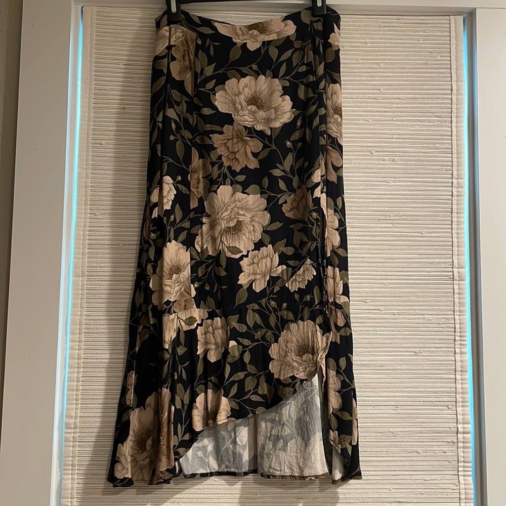 Saltwater Luxe Ruffle Midi Skirt